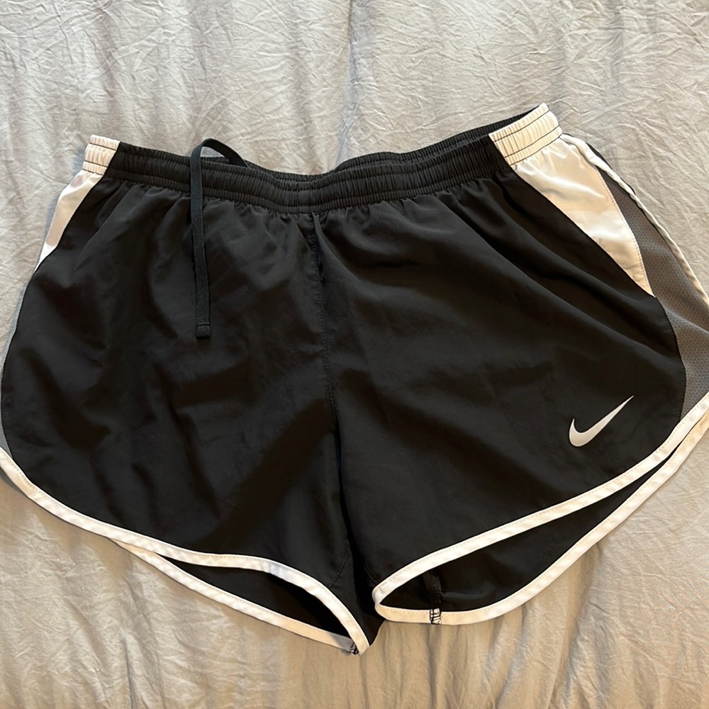 black nike shorts